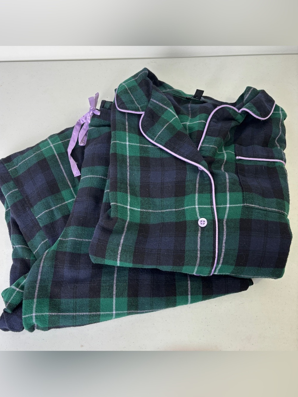 Talbots Plaid Flannel Pajamas